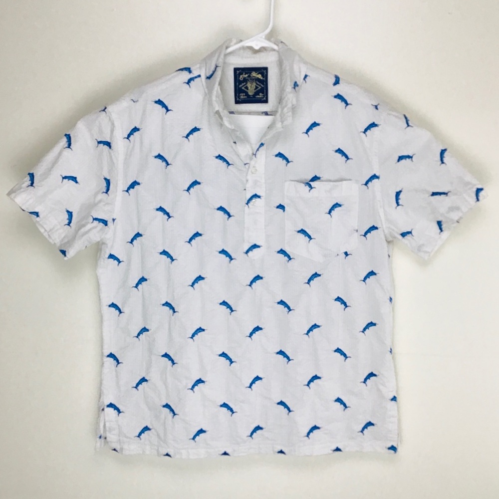 The Nutter made in USA mens short sleeve polo shirt medium